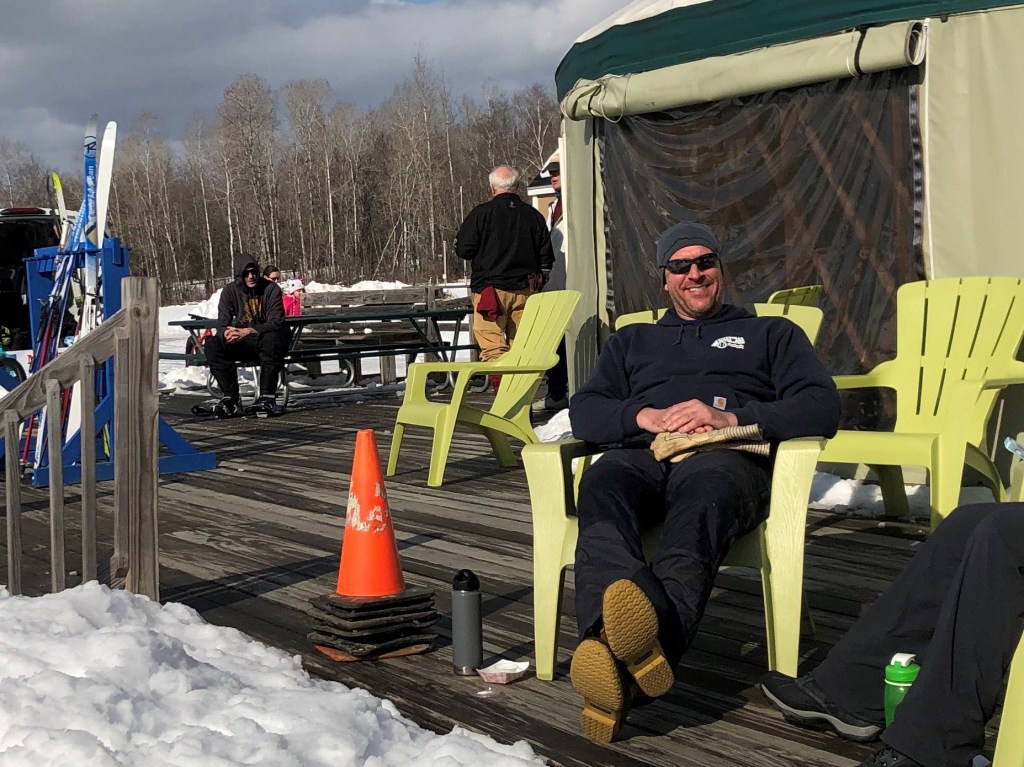 Director of Parks and Recreation Matt Skehan, seen outside the Welcome Center yurt at Quarry Road Trails in Waterville, said hiring a full-time program director will be a "game-changer" for the area's future.