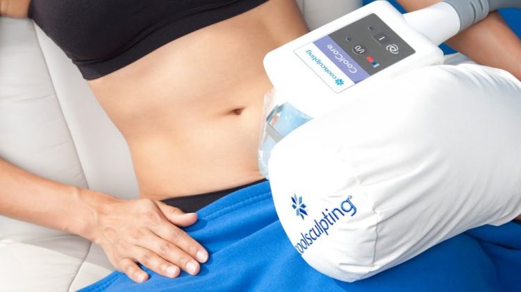 Coolsculpting technology, photo provided by Maine Laser Skin Care. 
