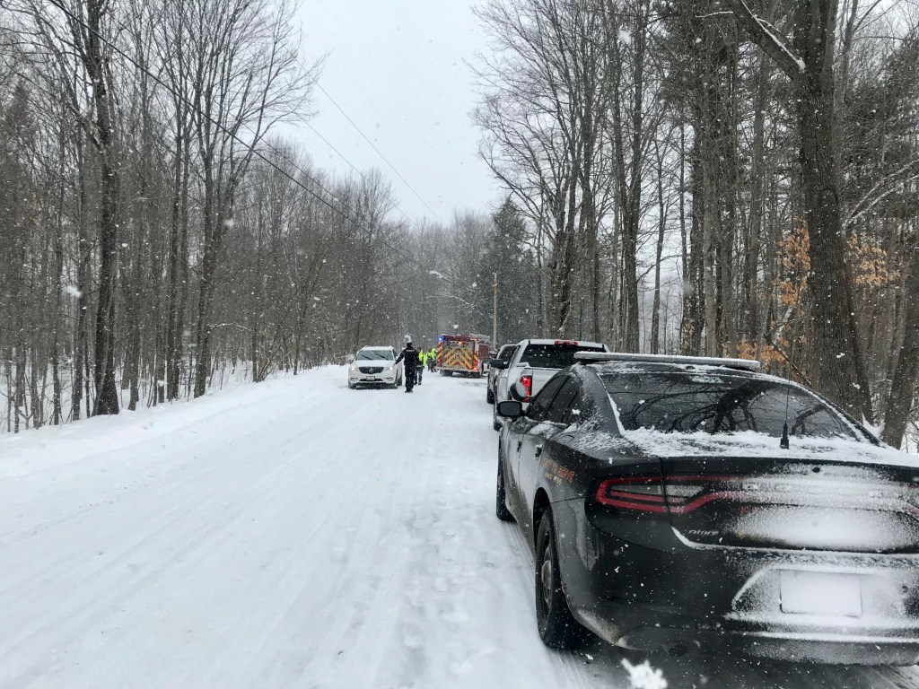 The Kennebec County Sheriff's Office and Belgrade Fire Department responded Monday to a report of a head-on collision on Location Road in Belgrade.