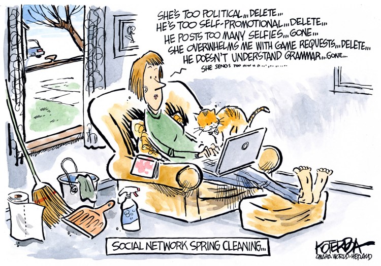Jeff Koterba March 22, 2015‚ÄúFacebook social network spring cleaning‚Äù