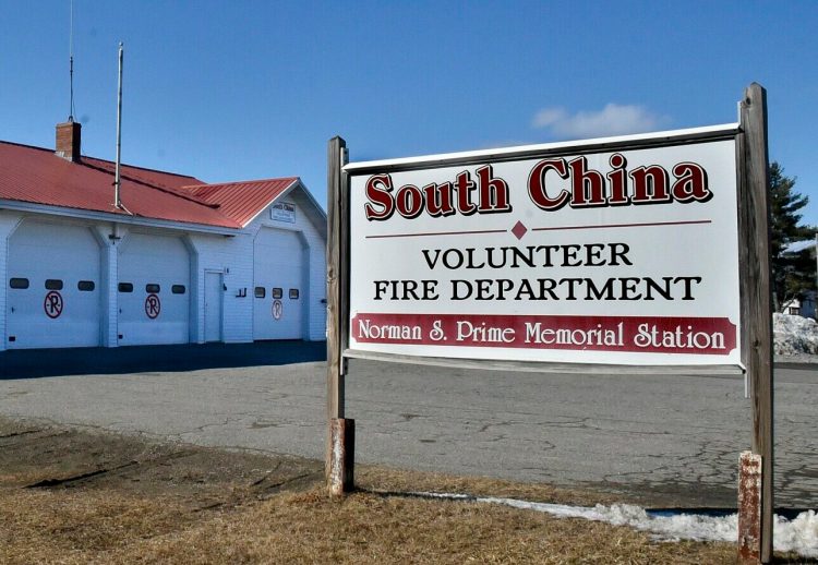 The South China Volunteer Fire Department, whose station is seen here Sunday, is one of three China fire departments whose chiefs have expressed concerns to the China Board of Selectmen over a proposal to decrease volunteer fire department stipends. Town Manager Dennis Heath defended the selectmen’s decision in a press statement Tuesday.