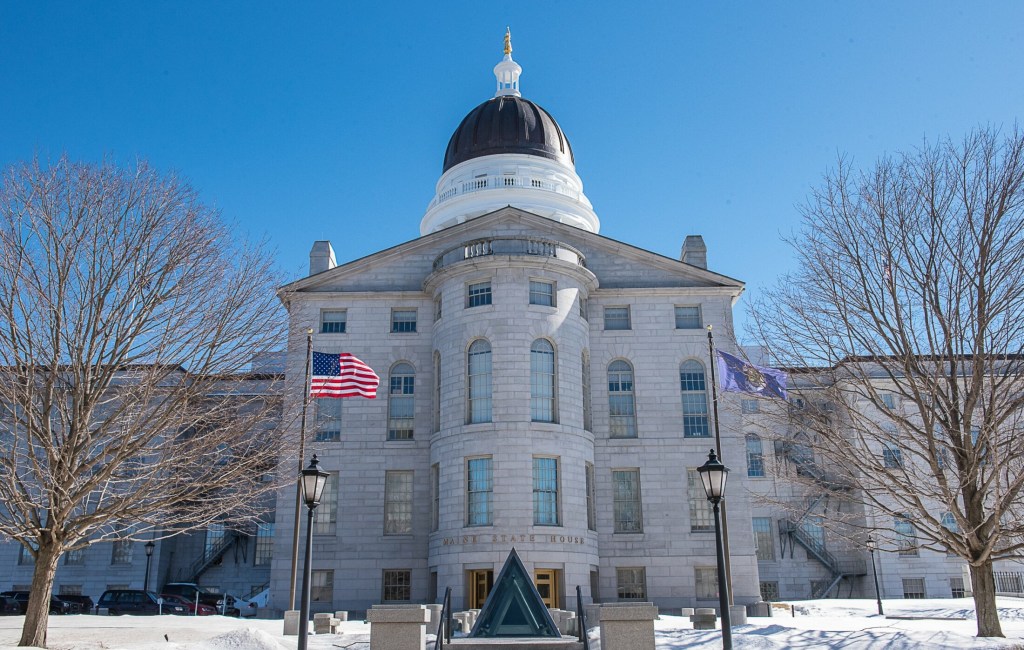 The State House in Augusta on February 26, 2019.