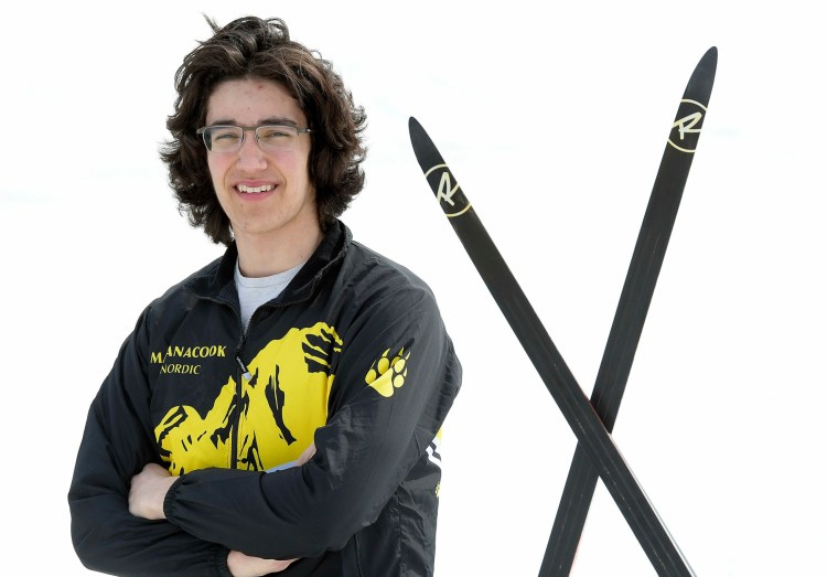 Gabe Fien of Maranacook is the 2019 Kennebec Journal Boys Nordic Skier of the Year.