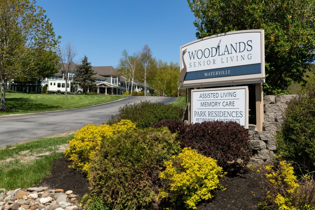 The Maine Center for Disease Control & Prevention is investigating COVID-19 outbreaks at 26 long-term care facilities in the state, including Woodlands Senior Living in Waterville, shown in 2019. 