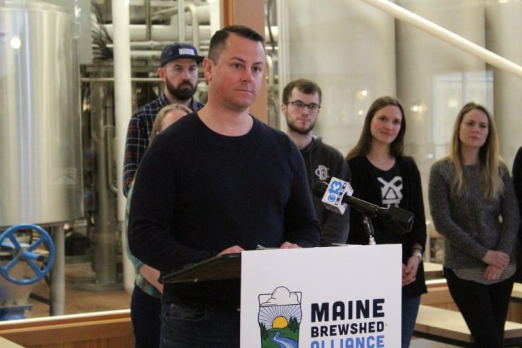 Dan Kleban, founder of Maine Beer Company, urges other brewers to help protect the state’s waterways because “once it reaches a tipping point it’s very hard to go back,” he said at a news conference Wednesday.