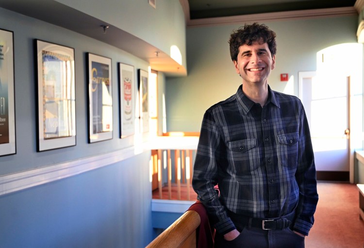 John Cariani at Portland Stage, where he will return to act in a revival of his 2004 play "Almost, Maine."