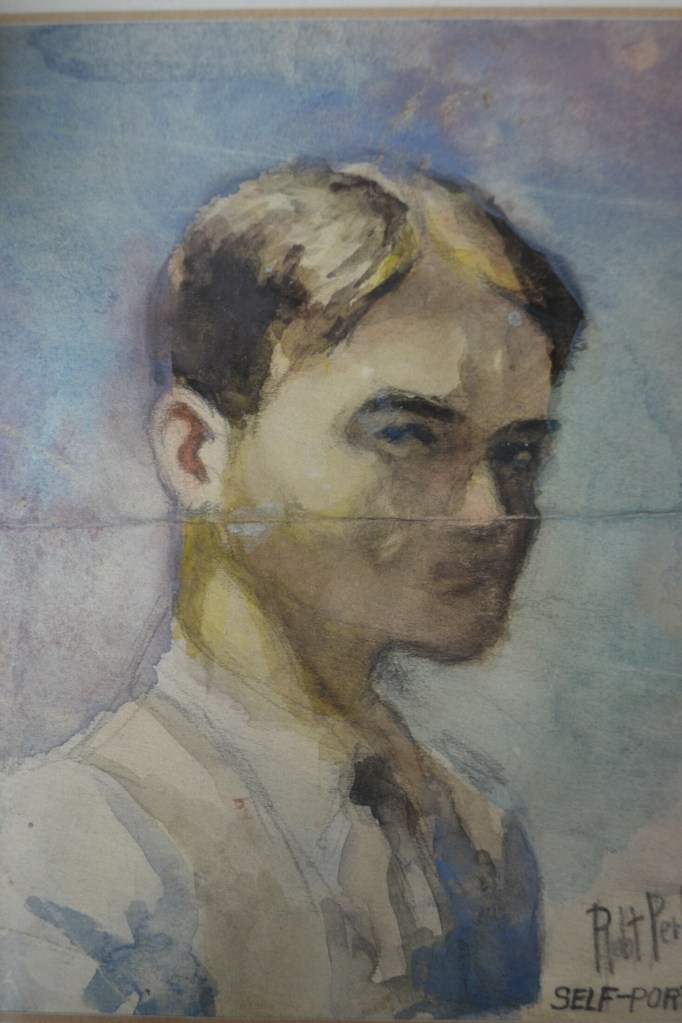 A self portrait by Suzanne Guston's late uncle, Robert Perkins.