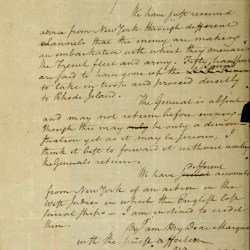 Alexander Hamilton Letter