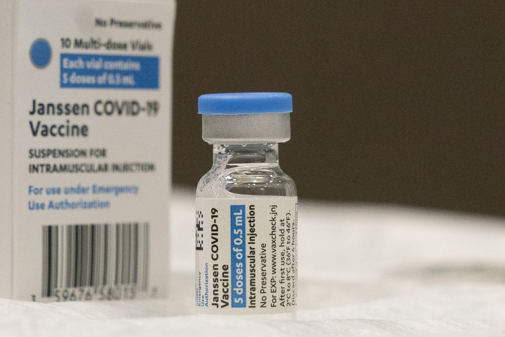 Virus Outbreak J&J Booster