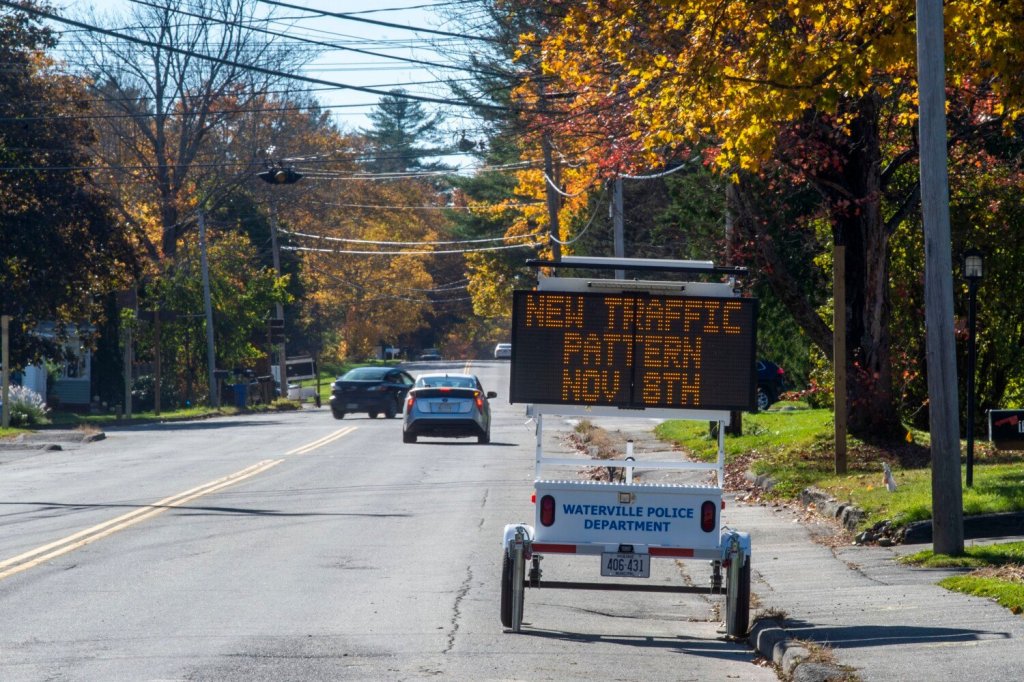 Waterville intersection getting new look to reduce automobile crashes