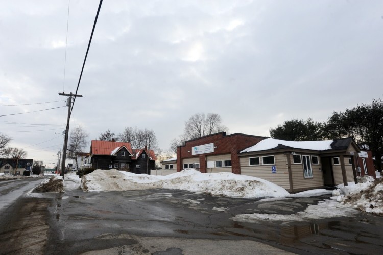 The former Waterville Peer Recovery Center building shown Thursday at 32 Ticonic Street in Waterville. 