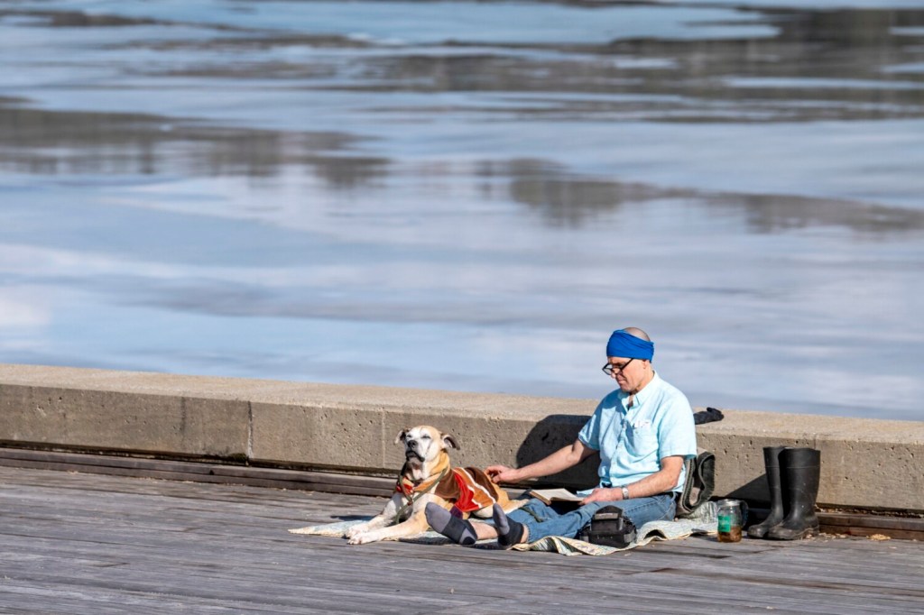 Officials watch Kennebec River levels as rollercoaster weather also