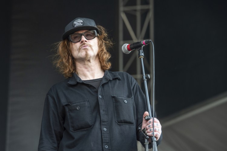 Mark Lanegan performs at the Sonic Temple Art and Music Festival in Columbus, Ohio, in 2019. 