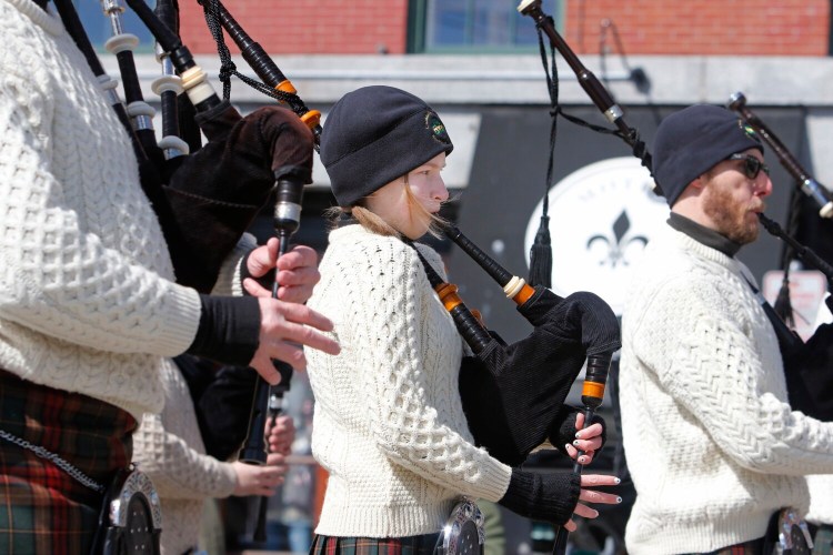 The pipes, the pipes are calling....calling you to St. Patrick's Day festivities all around Maine this year. 