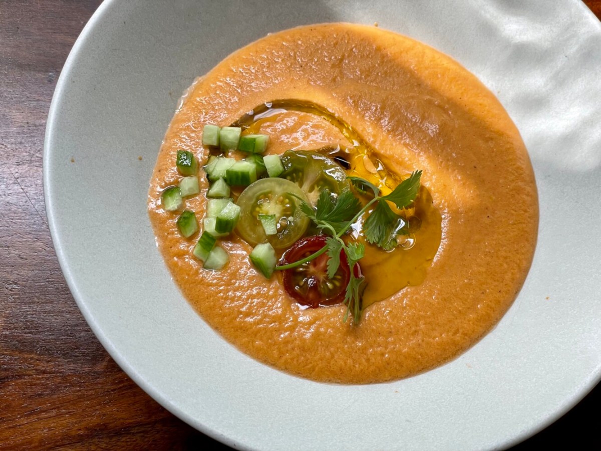 GPS Tomato gazpacho