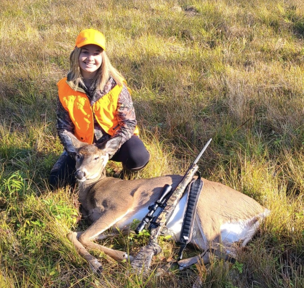 Skowhegan girls come out for Youth Hunting Day