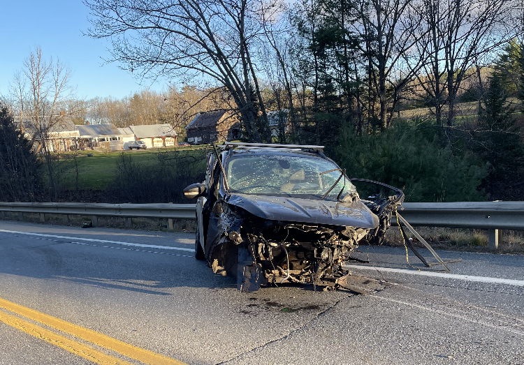 Norridgewock crash injures 4 people, leaves 3 vehicles destroyed