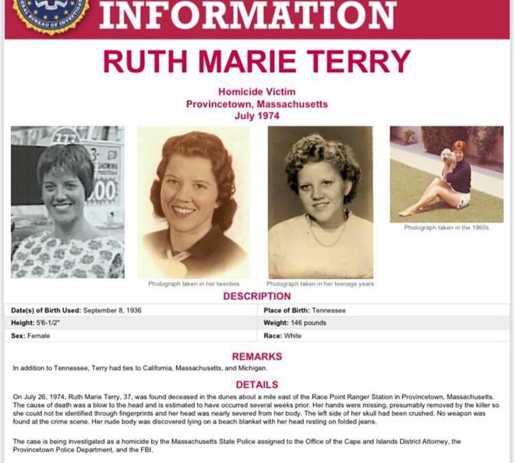 US Cold Case Lady of the Dunes