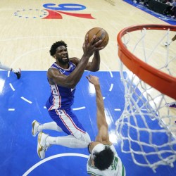 APTOPIX Celtics 76ers Basketball