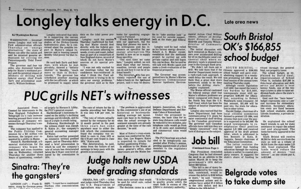 May 30, 1975 Jackman drug rehab center allegedly violated Fair Labor