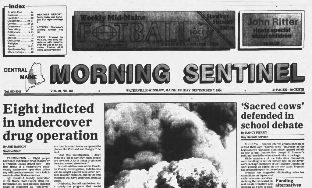 Sept. 7, 1984: Eight indicted in undercover drug operation in Franklin