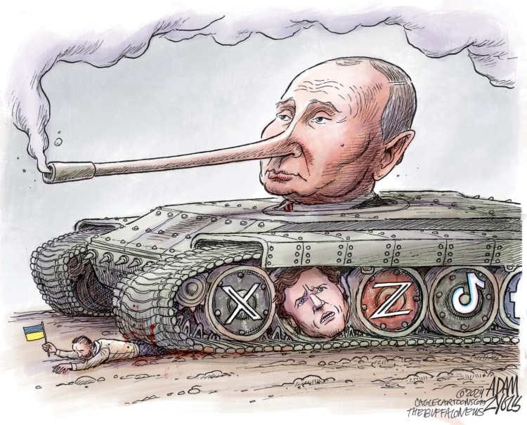 February 10, 2024: Putin Propaganda Machine