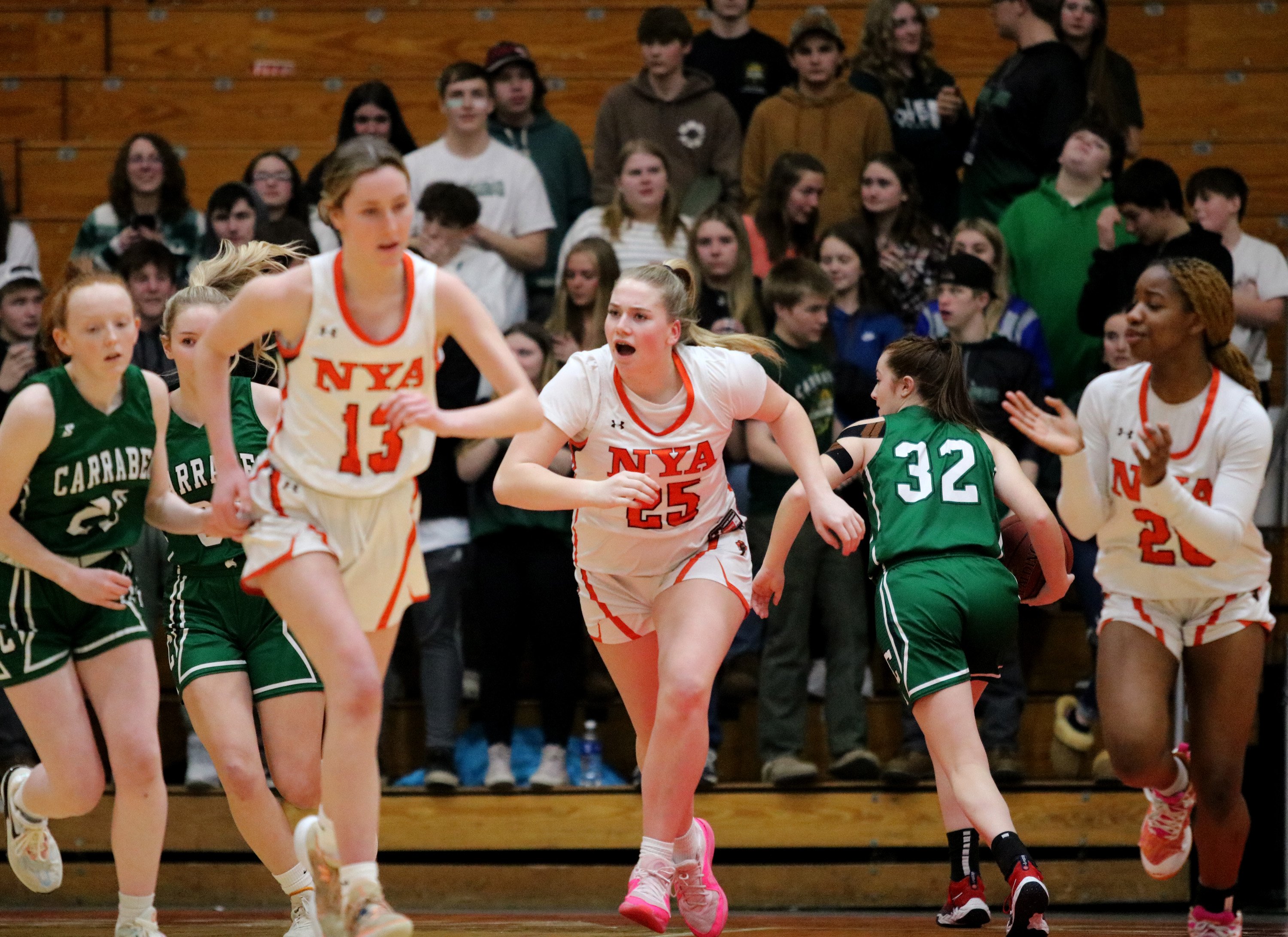 C South girls basketball: NYA does enough to get past Carrabec