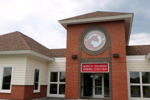 The new Kennebec Valley Humane Society on Leighton Road is shown on Friday.