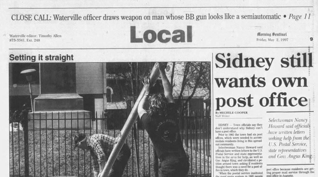 May 2, 1997 Town officials in Sidney don’t understand why they can’t
