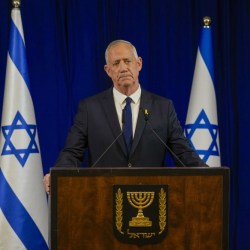 Israel Palestinians Gantz