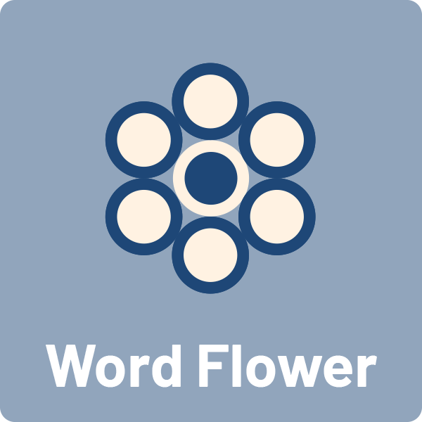 Word flower