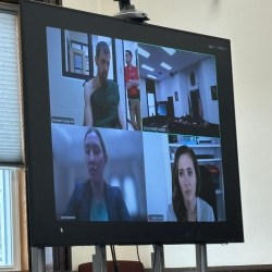 Purnell appears in court via video