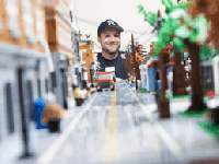 Lego artist builds Maine in miniature at Kennebunk’s Brick Store museum