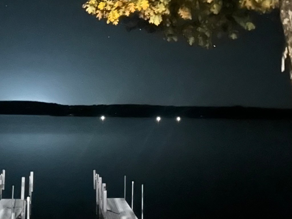 Lights seen on Great Pond