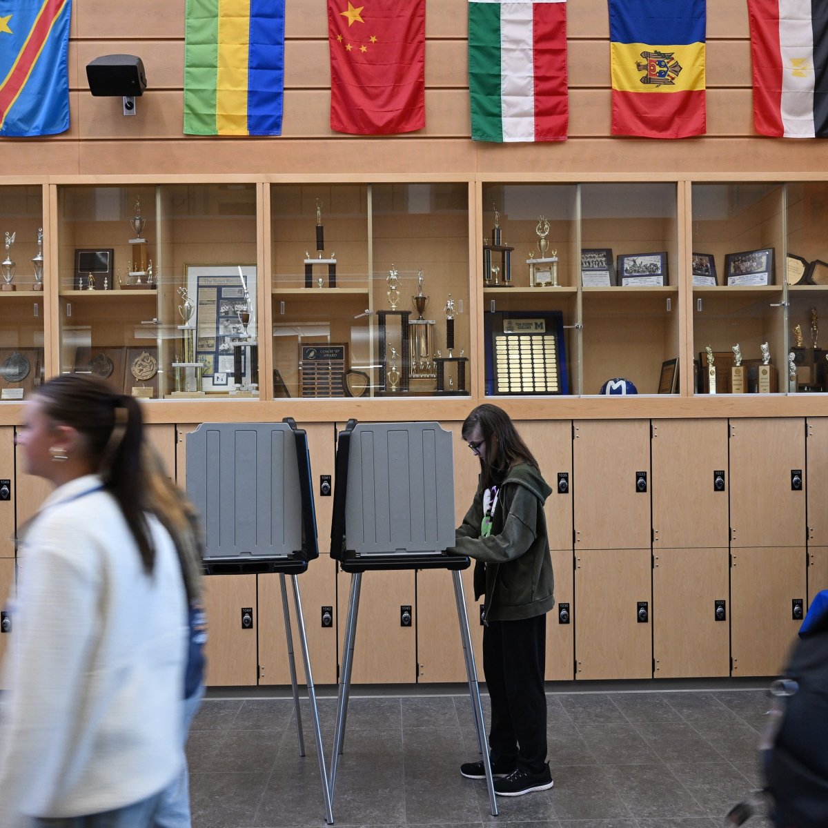 Maine students vote in first mock referendum election