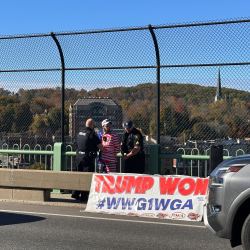 Flag-wearing activist sues Augusta police over detainment at No Kings rally