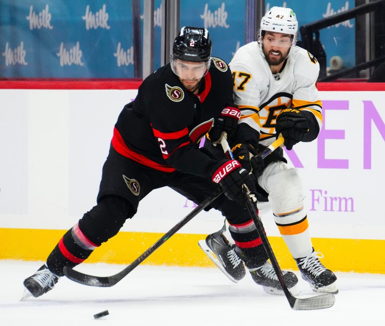 Senators snap Bruins’ seven-game winning streak