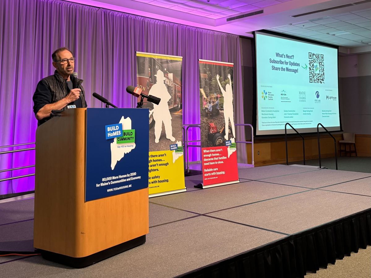 Chef David Turin talks about housing shortage at coalition launch