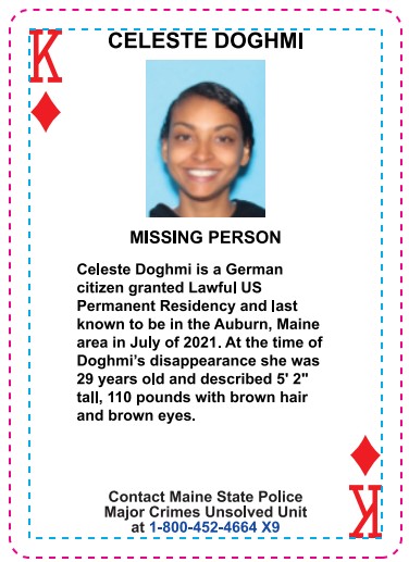 Maine officials hope ‘Cold Case Deck of Cards’ will help solve cases