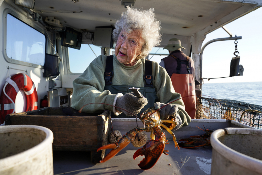 APTOPIX Centenarian Lobsterwoman