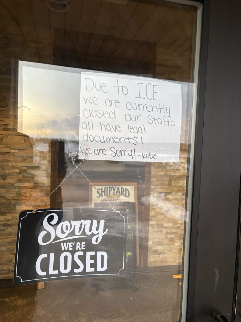 Immigrant-owned and staffed businesses frightened by ICE activity in Maine