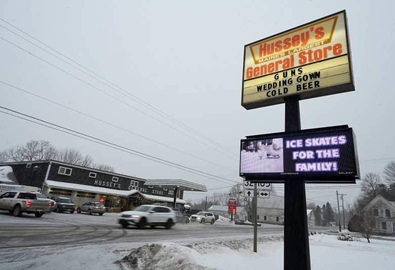 Not a redneck store in central Maine with silly-looking dresses
