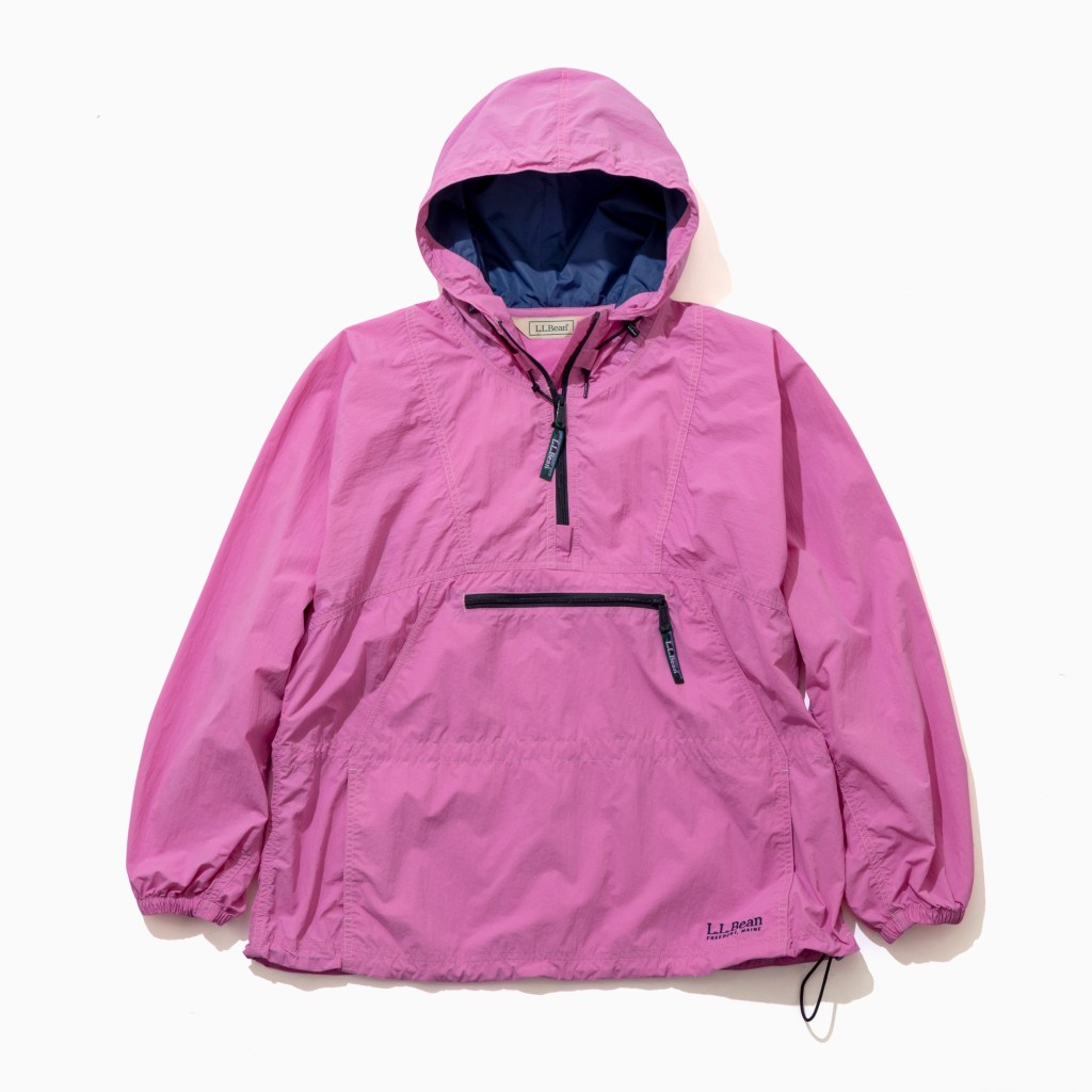 LLBean pink anorak