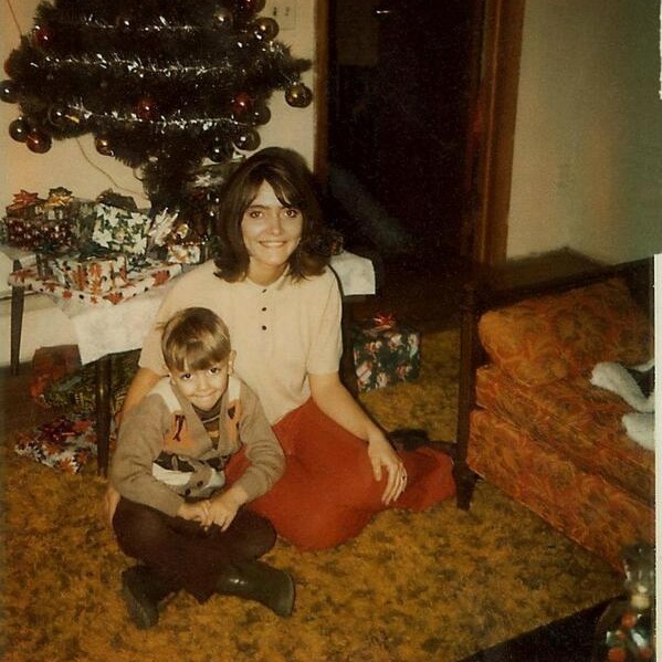 Troy Jackson, then 6 years old, is pictured with his mom, Colleen McBreairty, on Christmas morning in 1974. (Provided by Troy Jackson)