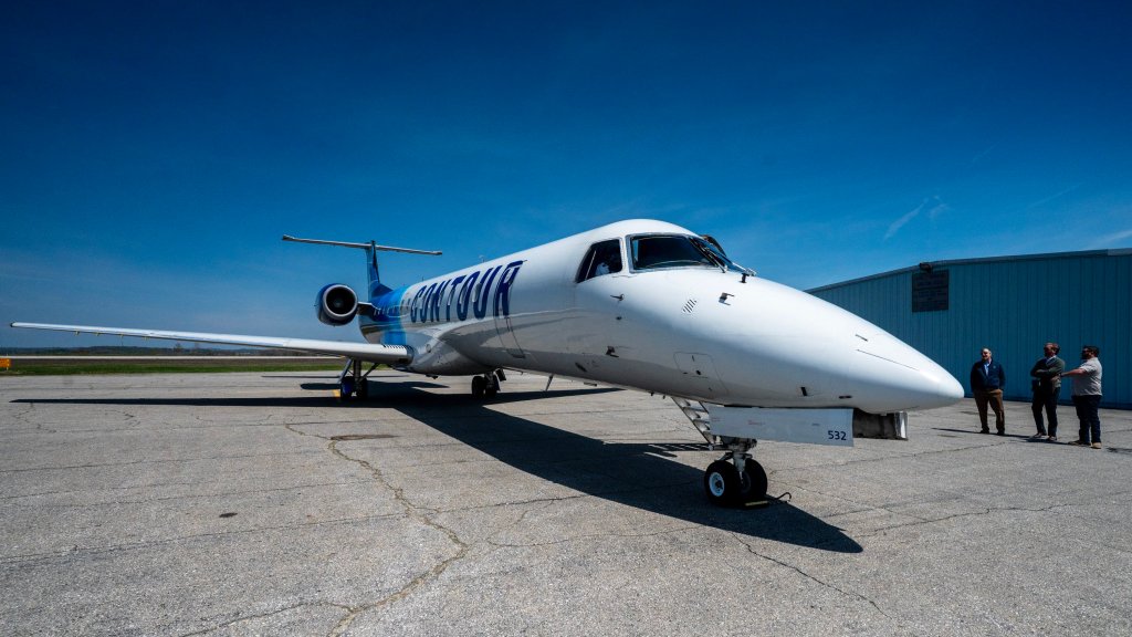 Contour’s 30-seat jet visits Augusta State Airport