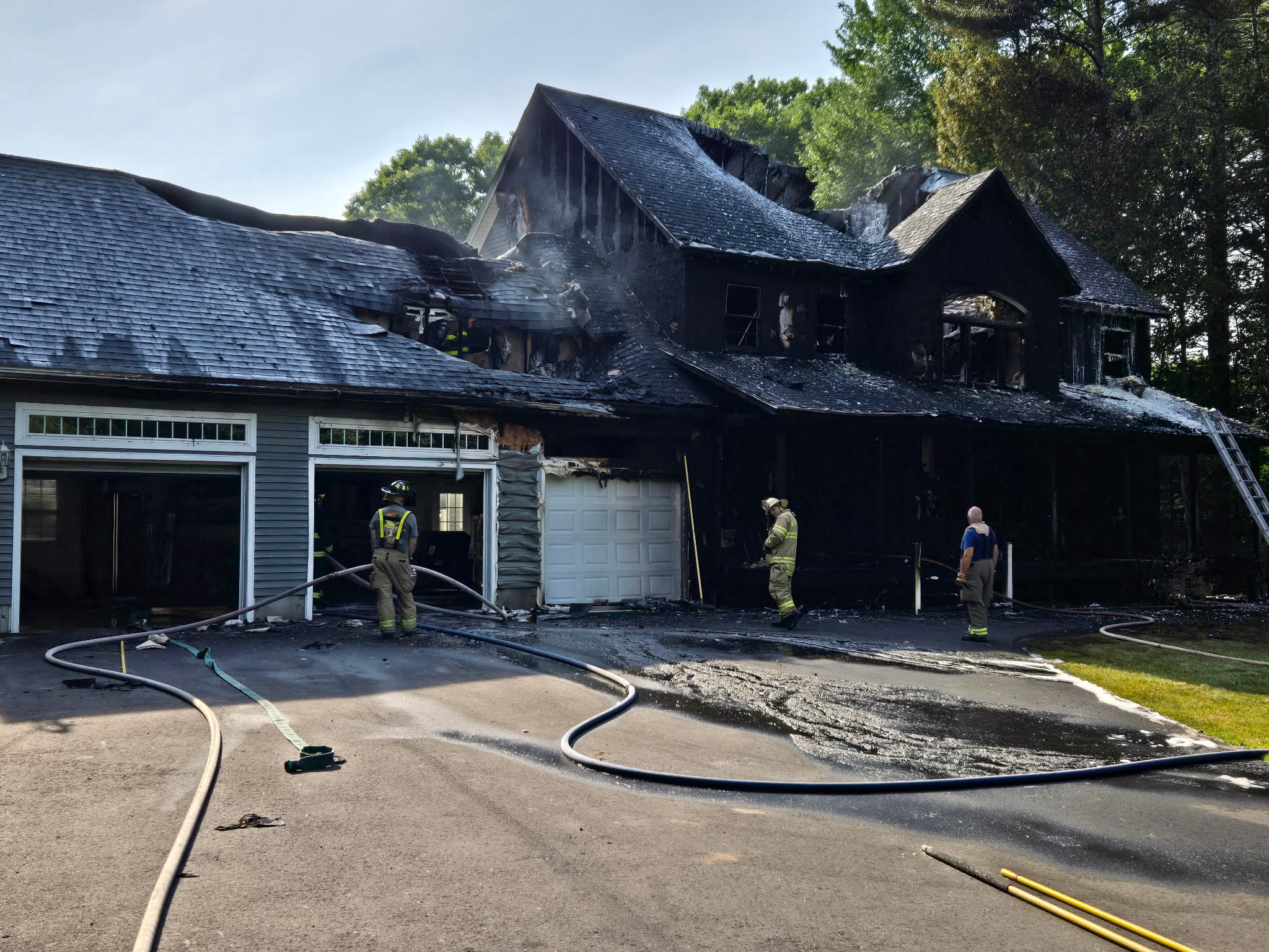 Winthrop house fire displaces family and pets