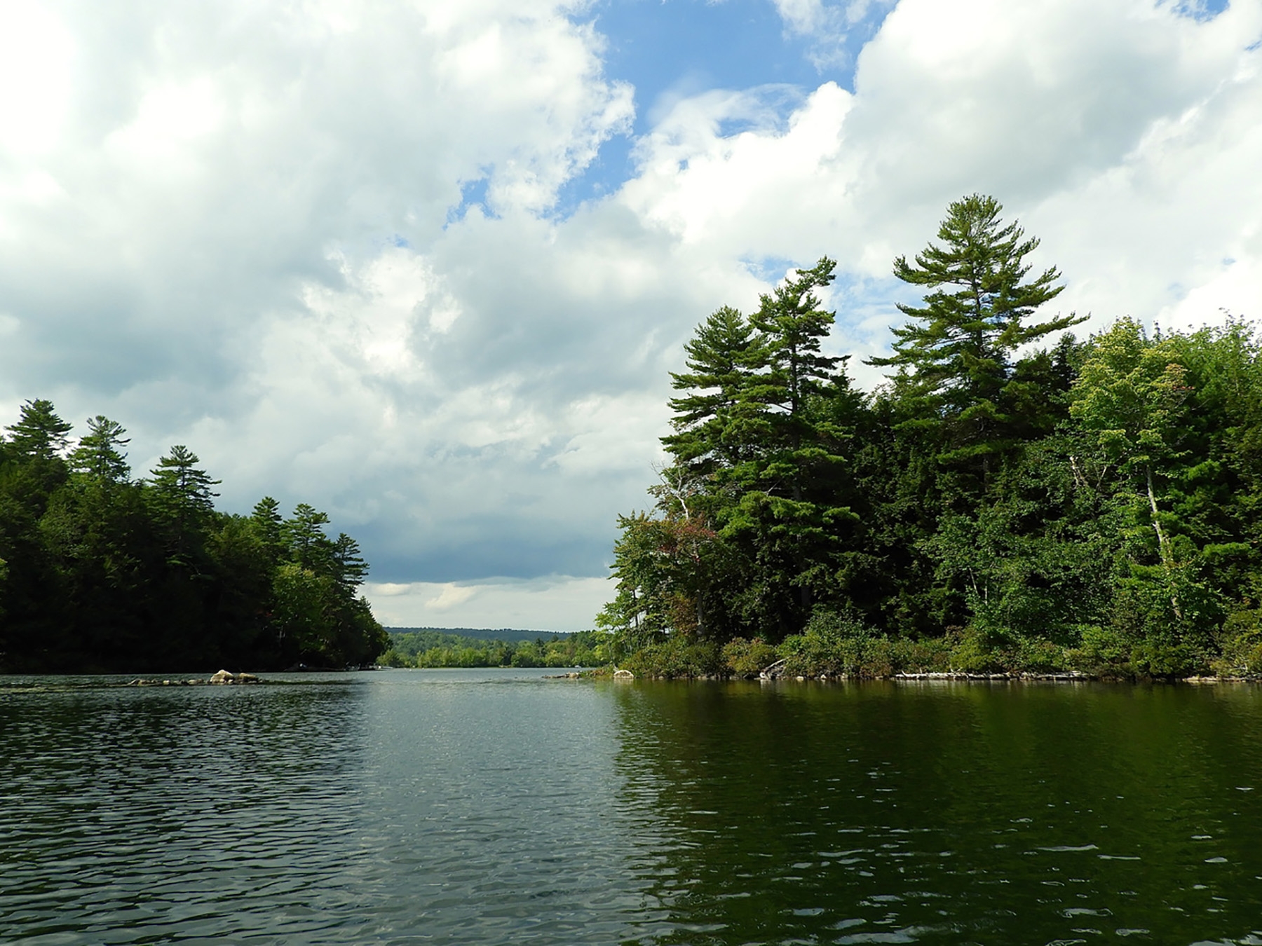 Canoeing in Maine Exploring the North Basin of Lake Maranacook